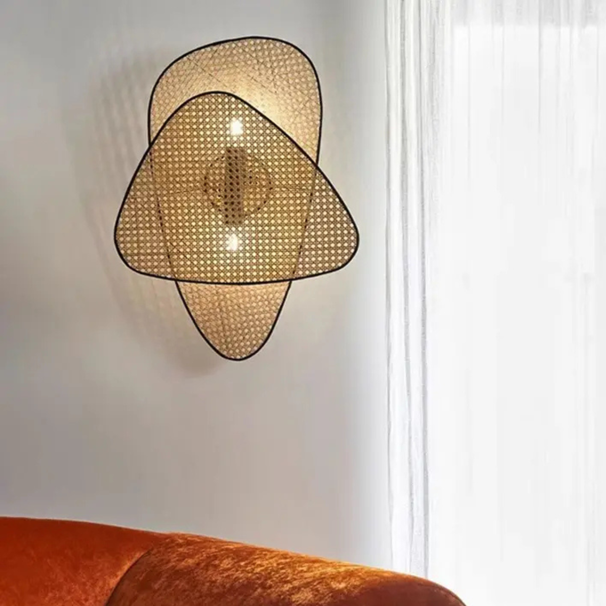 Cane Wall Lamp | Rattan Wall Lamp LP-56